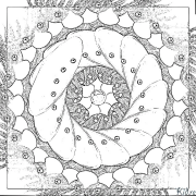 mandala Printable Coloring Nplooj Ntawv